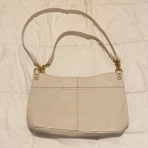 HOBO Cream Shoulder Bag